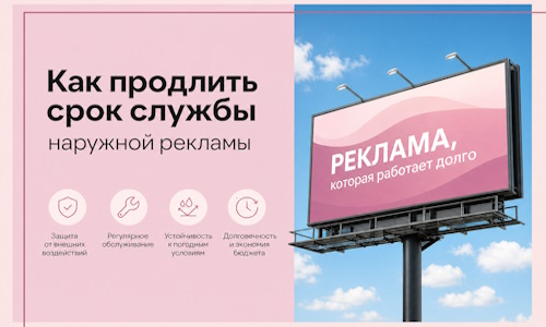 Как продлить срок службы наружной рекламы в  Чебаркуле