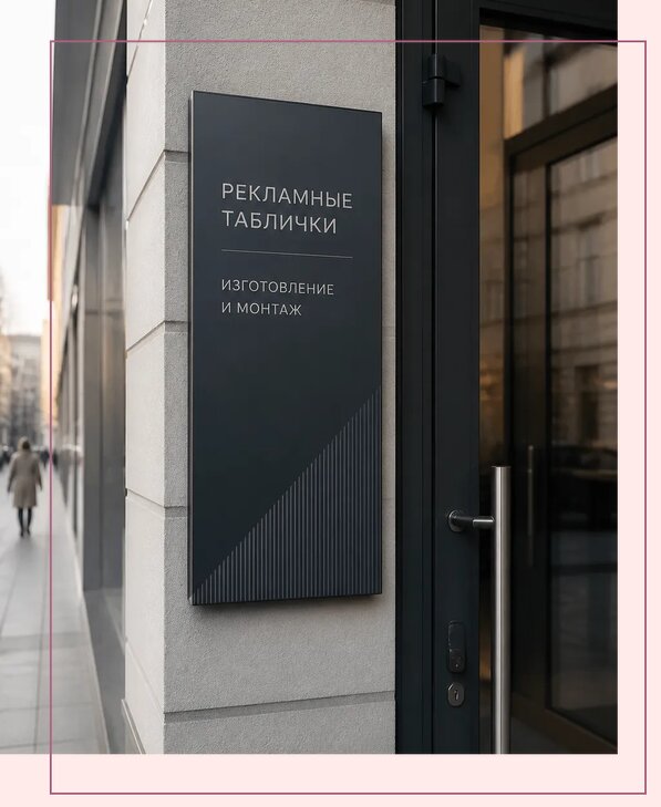 Рекламные таблички в Чебаркуле по цене от 4832 р. | Аванза-Чбр